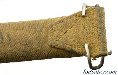 WWI US Springfield Model of 1905 Bayonet and Woven Duck Scabbard Named - Image 10 of 11