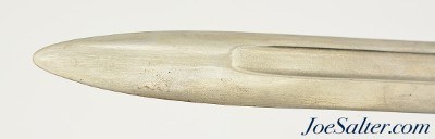 WWI US Springfield Model of 1905 Bayonet and Woven Duck Scabbard Named - Image 8 of 11