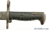 US M1 Garand 10" W.C.-MOD Bayonet with Scabbard 1942 - Image 7 of 11
