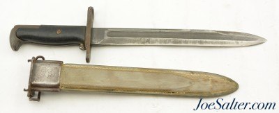 US M1 Garand 10" W.C.-MOD Bayonet with Scabbard 1942 - Image 2 of 11