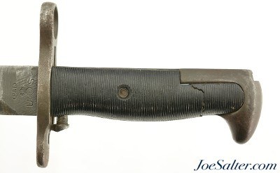 US M1 Garand 10" W.C.-MOD Bayonet with Scabbard 1942 - Image 7 of 11