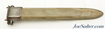 US M1 Garand 10" W.C.-MOD Bayonet with Scabbard 1942 - Image 11 of 11