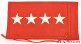 Original US Army Issued 4 Start General Car Flag - Image 2 of 2