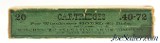 Early Black Powder Winchester 40-72 WCF Ammo Full Box - Image 2 of 6