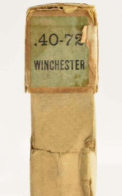 Early Black Powder Winchester 40-72 WCF Ammo Full Box - Image 3 of 6