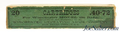 Early Black Powder Winchester 40-72 WCF Ammo Full Box - Image 2 of 6