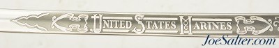 US Marine Corps Officer’s Mameluke Sword by WKC - Image 9 of 14