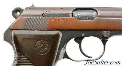 Czech Cold War Model 1950 Semi-Auto 7.65mm Pistol W/2 Mags C&R - Image 4 of 12