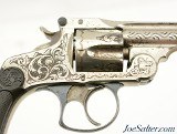 Antique Factory Engraved S&W .38 DA 3rd Model Revolver with Letter - Image 3 of 15