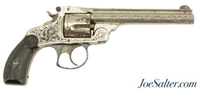 Antique Factory Engraved S&W .38 DA 3rd Model Revolver with Letter - Image 1 of 15
