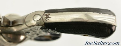 Antique Factory Engraved S&W .38 DA 3rd Model Revolver with Letter - Image 11 of 15