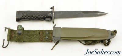 U.S. M5A1 Imperial Bayonet & USM8A1 Scabbard TBW - Image 2 of 9