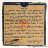 Vintage Peters High Velocity 12ga. 2 ¾" #4 shot Full Box 25rnds - Image 6 of 7