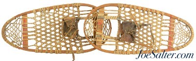 WWII US Military Snowshoes Bear Paw Snowcraft Inc. C.A. Lund Company - Image 1 of 12