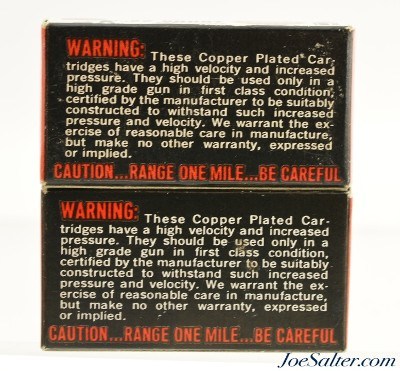 Sears Copper Plated 22 LR & 22 Short Ammo 1962 Series Full Collector Boxes - Image 5 of 5
