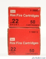 Sears Xtra Range 22 LR & 22 Short Ammo "Red & White" 1979 Last Issue - Image 2 of 5
