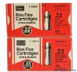 Sears Xtra Range 22 LR & 22 Short Ammo "Red & White" 1979 Last Issue - Image 1 of 5