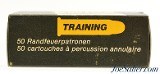 Full Box Swiss Training 22 LR Ammo 1980's Late Issue Thun Full Box - Image 2 of 5