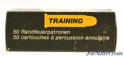 Full Box Swiss Training 22 LR Ammo 1980's Late Issue Thun Full Box - Image 2 of 5