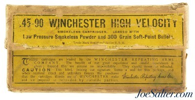 Winchester High Velocity 45-90 Ammo Full Box Smokeless Soft Point - Image 1 of 7