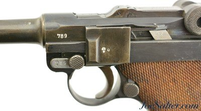 Very Rare WW2 German Police P.08 Luger Pistol by Simson & Co. - Image 8 of 15