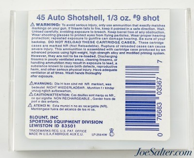 CCI 45 Auto Shotshells 4 Full Boxes 40 Rounds Ammo - Image 3 of 3