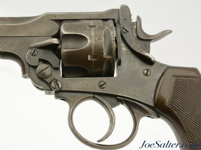 WW1 British Webley Mk. VI Service Revolver Belonging to Capt. F.A.B. Doggett "Duke of Wellington’s"West Riding Regiment - Image 7 of 15