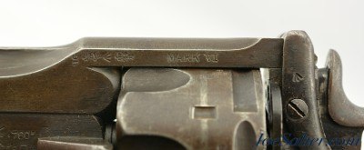 WW1 British Webley Mk. VI Service Revolver Belonging to Capt. F.A.B. Doggett "Duke of Wellington’s"West Riding Regiment - Image 8 of 15