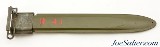 US M1 Garand 1905E1 10" AFH-MOD Bayonet with Scabbard 1942 - Image 10 of 10