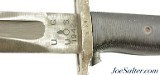 US M1 Garand 1905E1 10" AFH-MOD Bayonet with Scabbard 1942 - Image 7 of 10