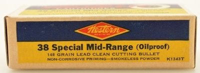 Western Bullseye 38 Special Ammo Mid-Range WC 148 Gr 50 Rds. - Image 4 of 7