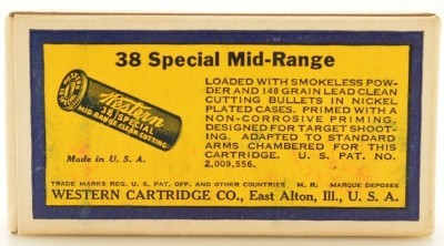 Western Bullseye 38 Special Ammo Mid-Range WC 148 Gr 50 Rds. - Image 3 of 7