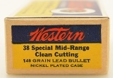 Western Bullseye 38 Special Ammo Mid-Range WC 148 Gr 50 Rds. - Image 7 of 7