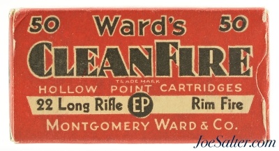 Scarce CleanFire 1930's Cadmium Coat Montgomery Ward 22 LR HP Full - Image 1 of 7