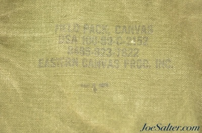 Vietnam War Era Mess Kit and Canvas Field Packaging 1966 - Image 5 of 6