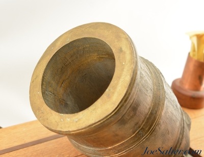 Excellent Modern Cast Bronze Replica British Coehorn Mortar - Image 5 of 8