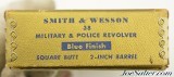 Post War Smith & Wesson M&P 38 Spl Revolver 2 Inch Barrel w/ Gold Box - Image 13 of 14
