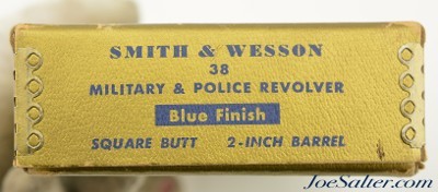 Post War Smith & Wesson M&P 38 Spl Revolver 2 Inch Barrel w/ Gold Box - Image 13 of 14