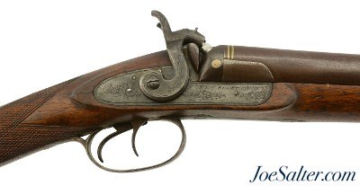 Long Barrel British Double Percussion Shotgun Fowler by W. & C. Scott - Image 1 of 15