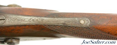 Long Barrel British Double Percussion Shotgun Fowler by W. & C. Scott - Image 15 of 15