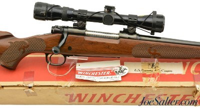 Early 80s Winchester Model 70 XTR Featherweight 270 Win w/ Scope and Original Box - Image 1 of 15