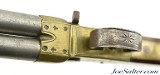 Unusual Brass Frame Tap-Action Side x Side Double Barrel Flintlock Pistol by Patrick of Liverpool - Image 15 of 15
