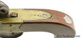 Unusual Brass Frame Tap-Action Side x Side Double Barrel Flintlock Pistol by Patrick of Liverpool - Image 11 of 15
