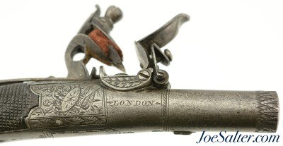 British Turn-Off Flintlock Muff Pistol by Smith of London - Image 3 of 12