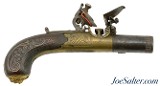 Very Interesting British Turn-Off Flintlock Pistol by Goldsworthy of Taunton - Image 1 of 13
