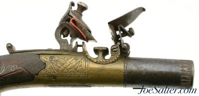 Very Interesting British Turn-Off Flintlock Pistol by Goldsworthy of Taunton - Image 3 of 13