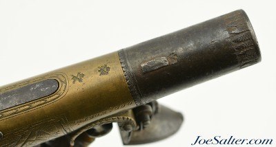 Very Interesting British Turn-Off Flintlock Pistol by Goldsworthy of Taunton - Image 13 of 13