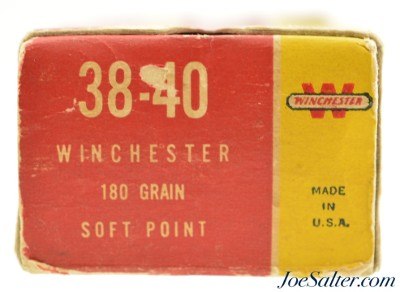 Full Box Winchester 38-40 Ammo Soft Point Ammo Post War - Image 4 of 7