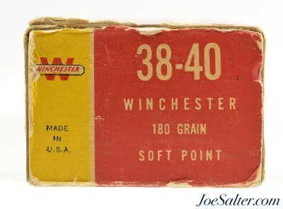 Full Box Winchester 38-40 Ammo Soft Point Ammo Post War - Image 3 of 7