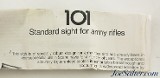Swiss Made Elite Model 101 Diopter Sight Set for Mauser Rifle - Image 5 of 6